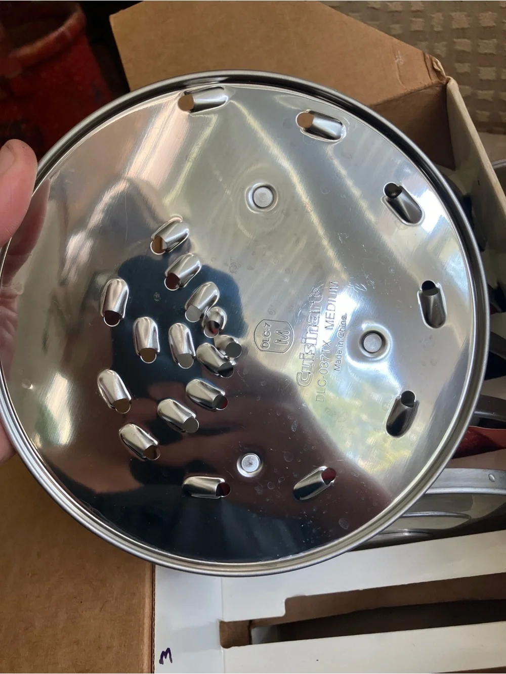 Cuisinart Stainless Steel 9 Disc Blade Set DLC-7 Several never used!